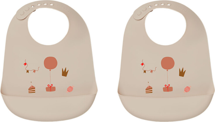 Smekker - Silikon - 2-pack - Tilda - Bursdag Multi M - - OneSize - Smekke