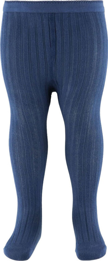 Strømpebukser - Rib - True Blue - - 60 - Strømpebukser