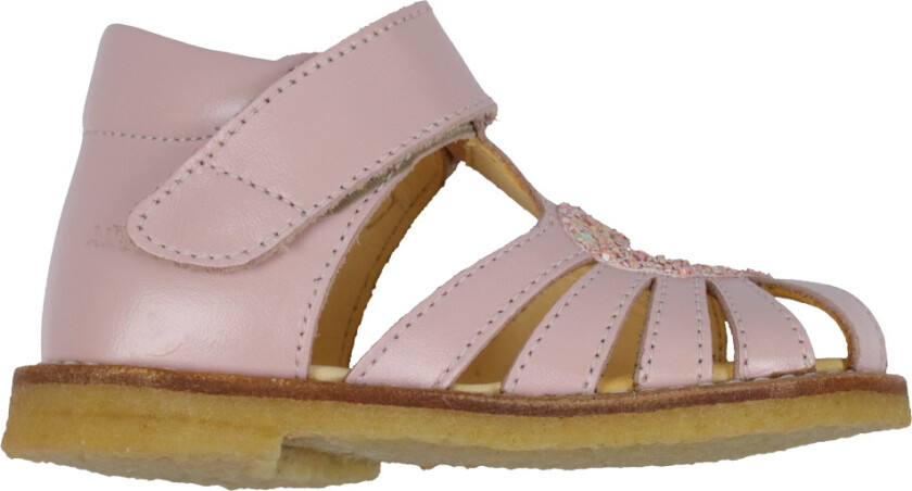 Sandaler - Hjertesandaler - Pale Rose/Rose Glitter - - 24 - Sandals