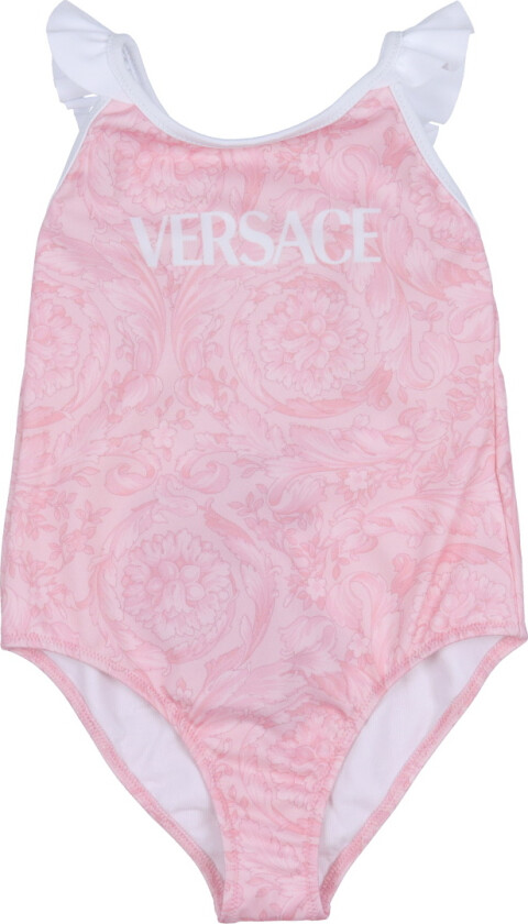 Badedrakt - Rosa/Hvit m. Trykk - - 3 år (98) - Badetøy