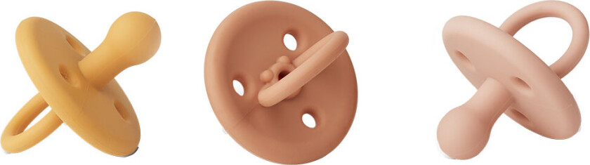 Smokk - Silikon - 3-pack - Str. 2 - Paula - Toscana Ros - - 6-36 md - Smokk