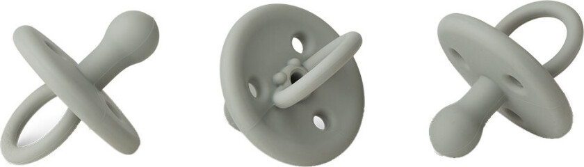 Smokk - Silikon - 3-pack - Str. 2 - Paula - Dove Blue - - 6-36 md - Smokk