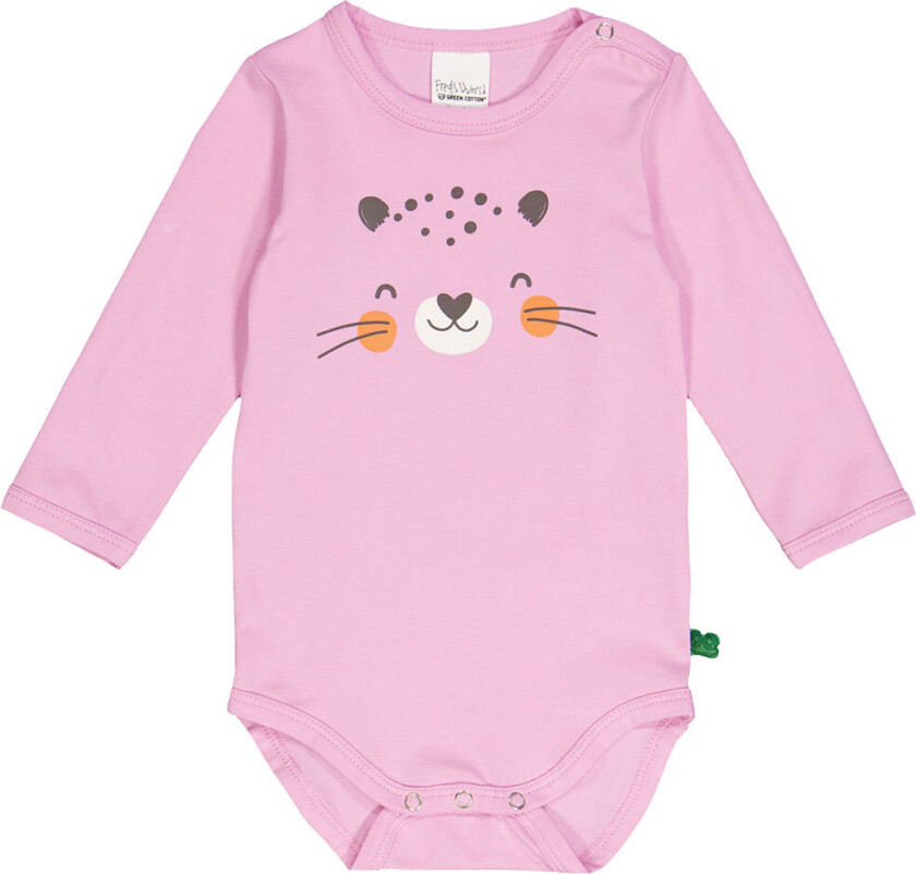 Body L/æ - Leo Trykk - Pastel - - 74 - Langermet Body