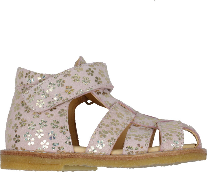Sandaler - Nybegynner - Rose Gold Blomster - - 21 - Sandals