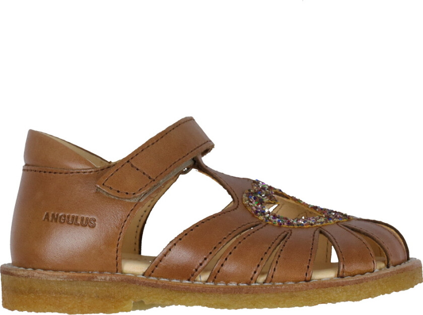 Sandaler - Hjertesandaler - Tan/Multi Glitter - - 27 - Sandals