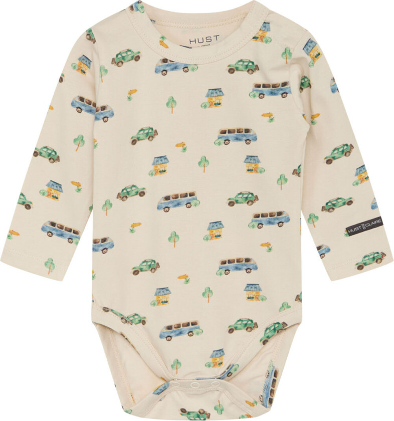 Body L/æ - HCBilly - French Ork m. Trykk - - 74 - Langermet Body