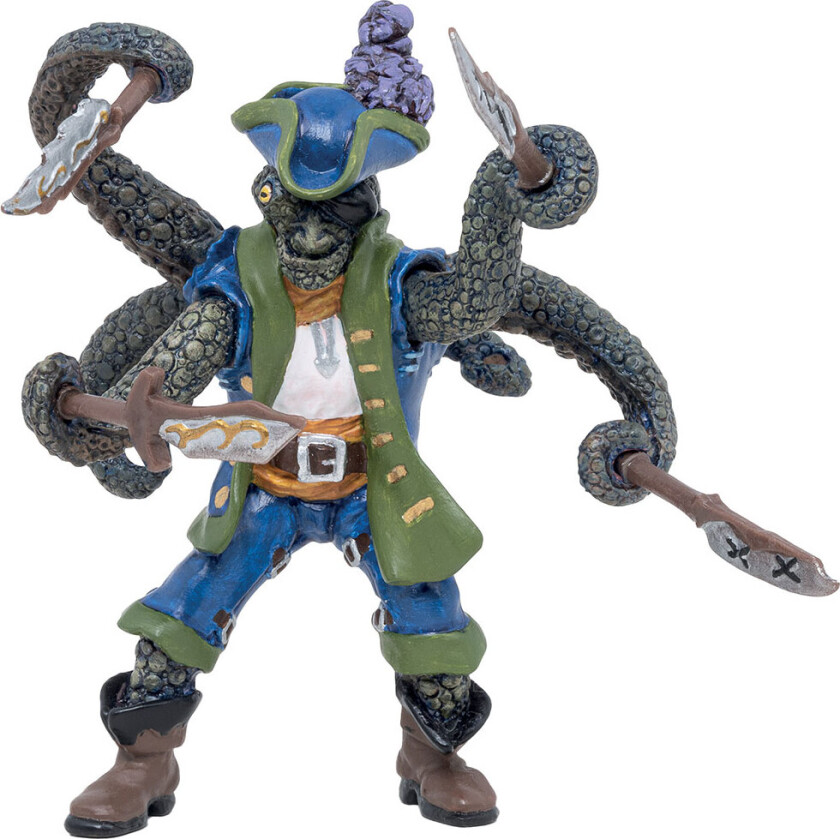 Blekksprut piratmutant - H: 12 cm - - OneSize - Lekefigur