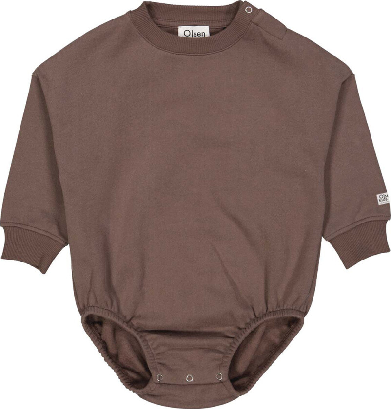 Olsen Kids x By Green Body L/æ - Svette - Cedar Brown - Olsen kids x By Green Cotton - 62 - Langermet Body