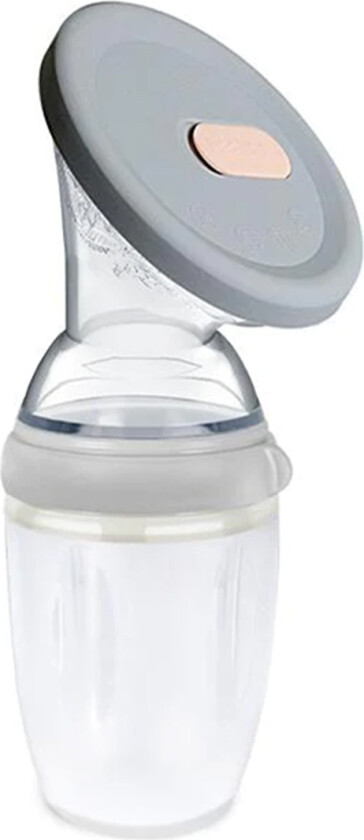 Brystpumpe m. Lokk - 160 ml - Grå - - OneSize - Brystpumpe