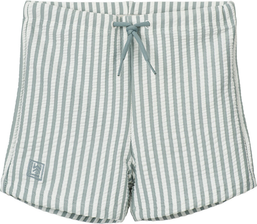 Badeshorts - UV40+ - Otto - Stripe Sea Blue/White - - 9 år (134) - Badetøy