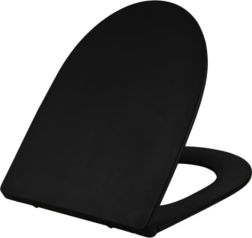 Edge Slim Toalettsete - Universalsete Svart