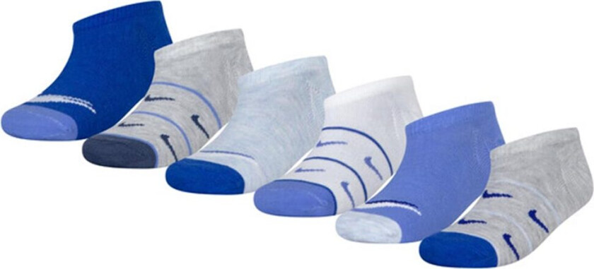 Sokker - No Show - 6-pack - Spill Royal - - 23,5/27 - Sokker