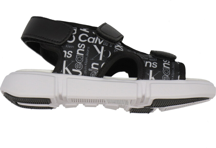 Sandaler - Svart m. Over alt Logo - - 32 - Sandals