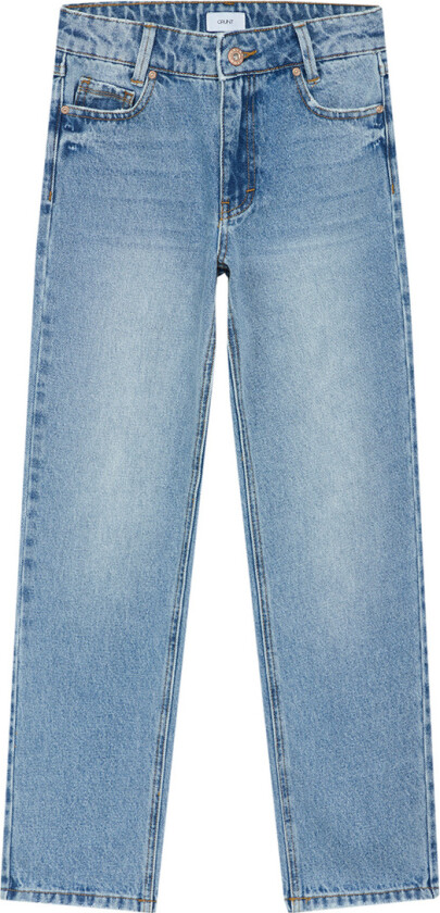 Jeans - Nadia Overrasket - Mid Blue - - 12 år (152) - Jeans