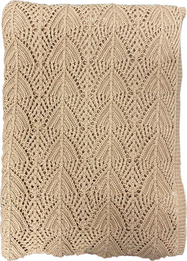 Pledd - 75x100 cm - Sommer - Gylden Brun - - OneSize - Teppe