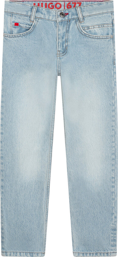 Jeans - 677 - Regular - Blekemiddel vokser - - 10 år (140) - Jeans