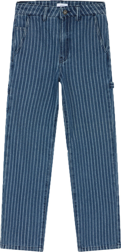 Jeans - Worker Stripe - Blue - - 11 år (146) - Jeans