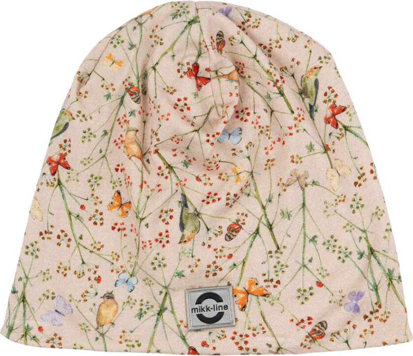 Lue - 2-lags - Off-White m. Sommerfugler - - 122/128 - Lue