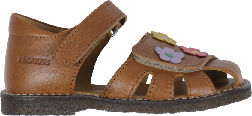 Sandaler - Cognac m. Blomster - - 20 - Sandals