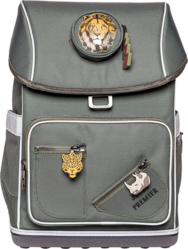 Skolesekk - Ergomaxx - BIG Fem Khaki - - OneSize - Skolesekk