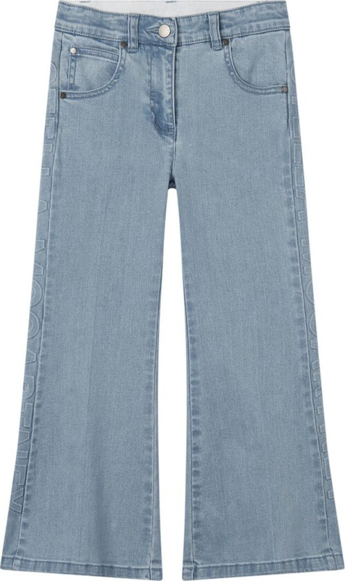 Jeans - Lyseblå m. Logo - - 12 år (152) - Jeans