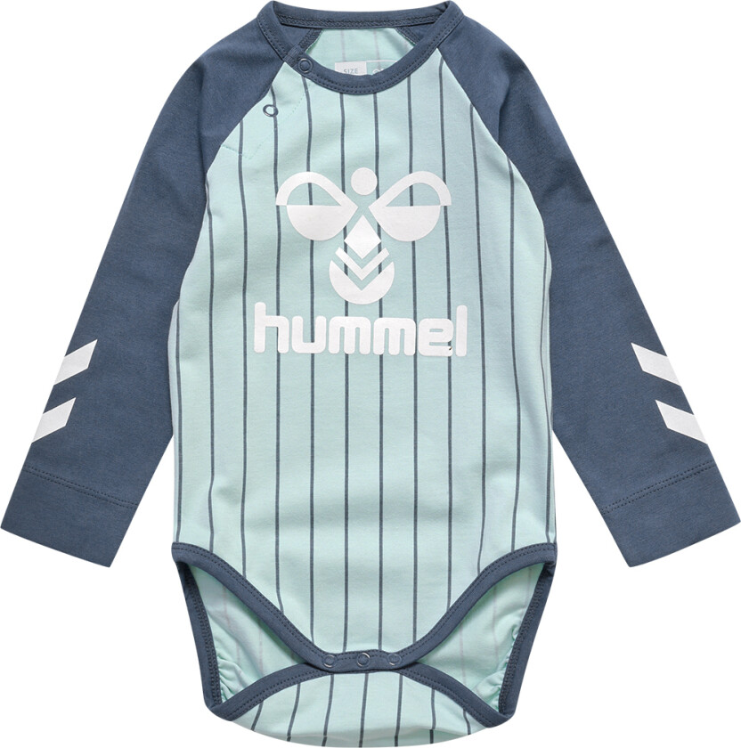 Body L/s - hmlPinno - Surf Spray - - 1 år (80) - Langermet Body