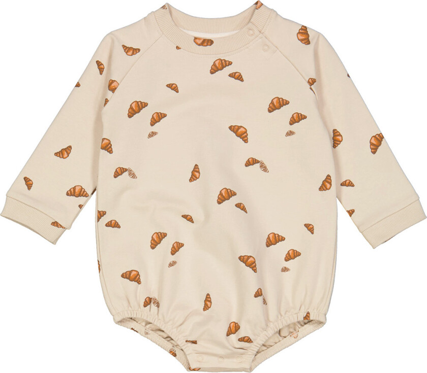 Body L/æ - Calais - Croissant Mini - Beige - - 2 år (92) - Langermet Body