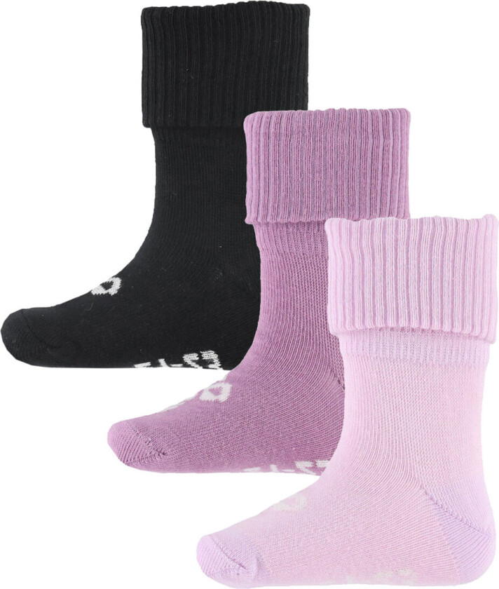 Sokker - 3-pack - HmlSora - Winsome Orchid - - 15/17 - Sokker