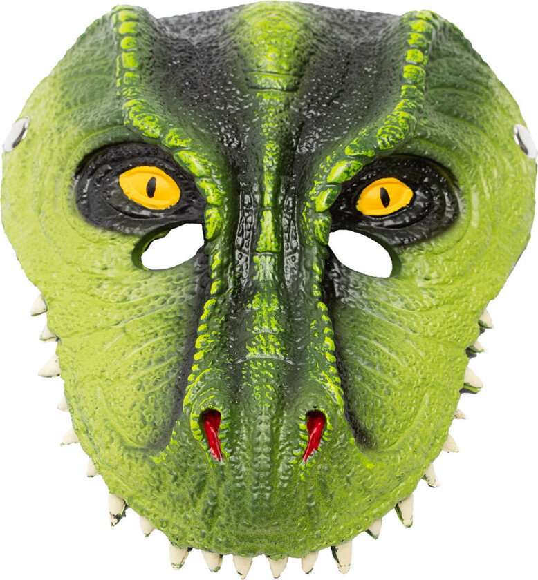 Kostymer - T-Rex Dino Maske - Grønn - - OneSize - Kostymer