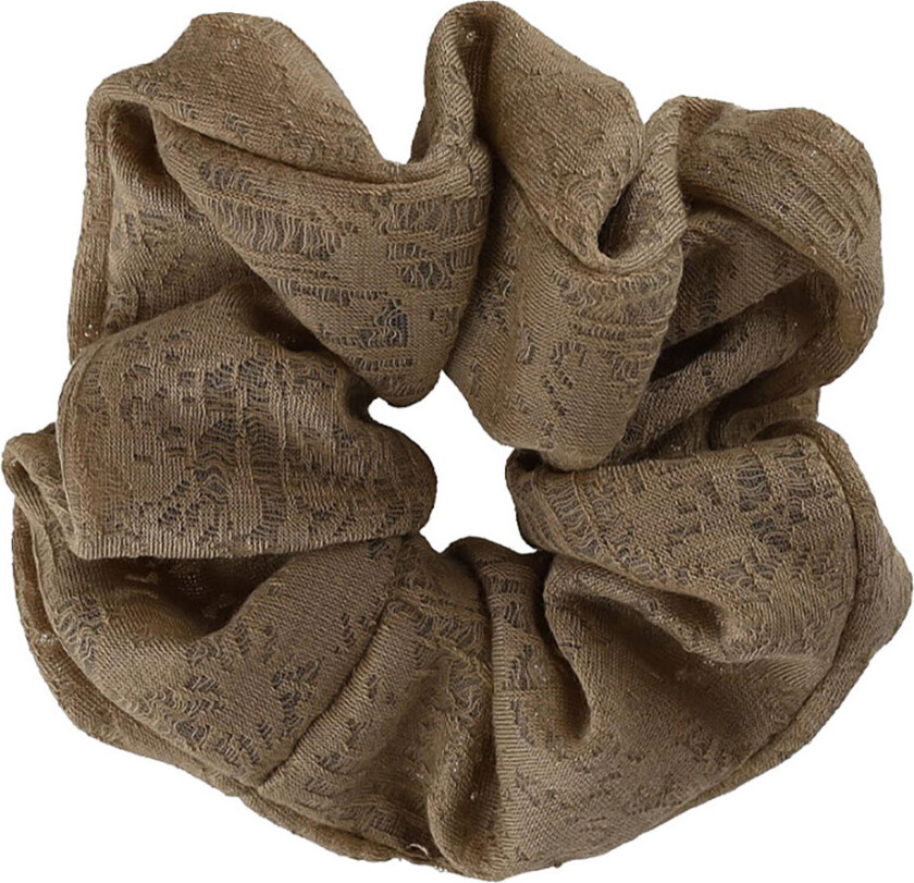 Scrunchie - Pernille - Brun - - OneSize - Hårpynt