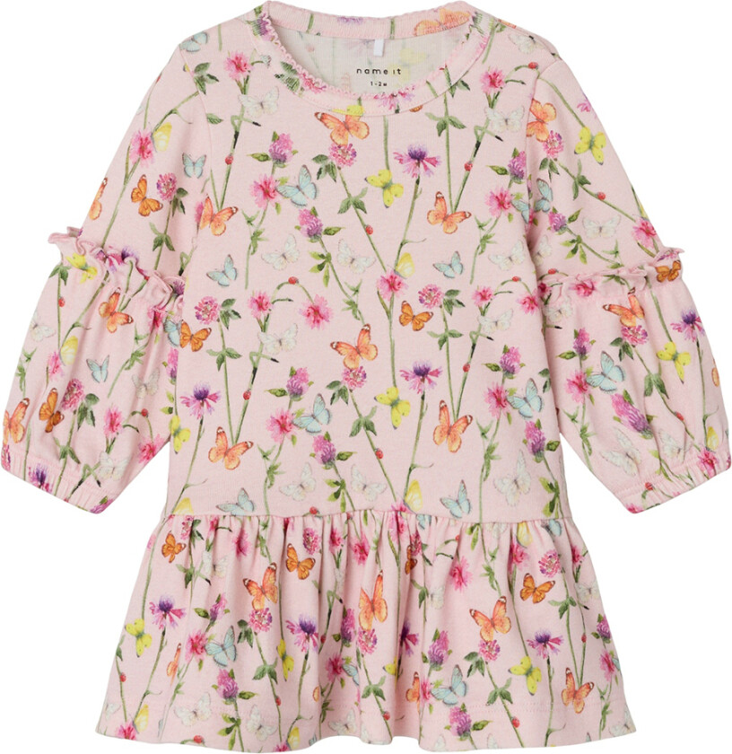 Kjole - NbfFolia - Parfait Pink - - 68 - Kjole