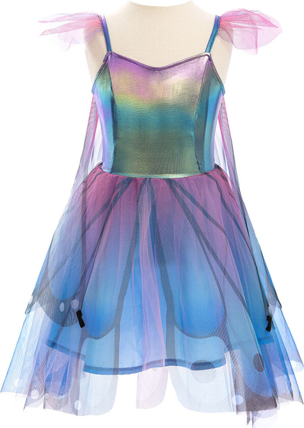 Kostymer - Sommerfuglkjole - Blue/Purple - - 3-4 år (98-104) - Kostymer