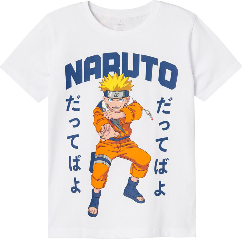 T-skjorte - NkmMacar Naruto - Noos - Bright White - - 13-14 år (158-164) - T-skjorte