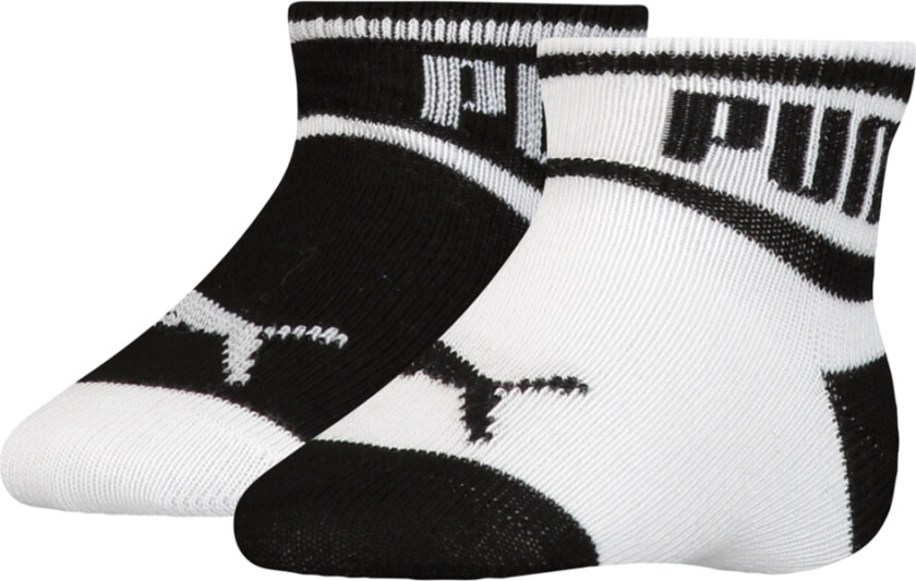 Sokker - 2-pack - Ordlyd - Black/White - - 15/18 - Sokker