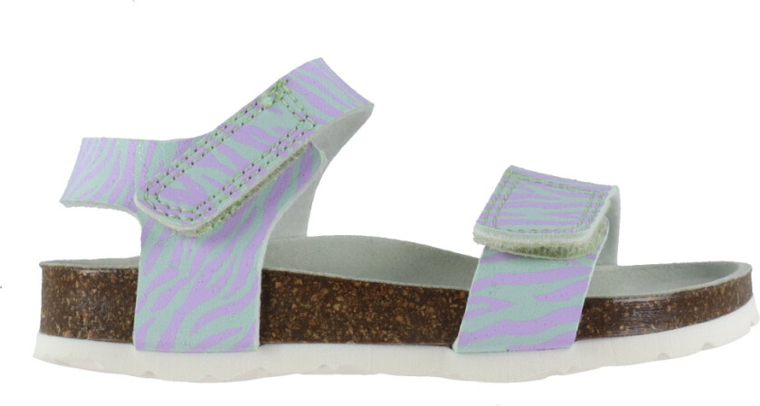 Sandaler -Fussbettpantoff - Grønn/Lilla - - 27 - Sandals