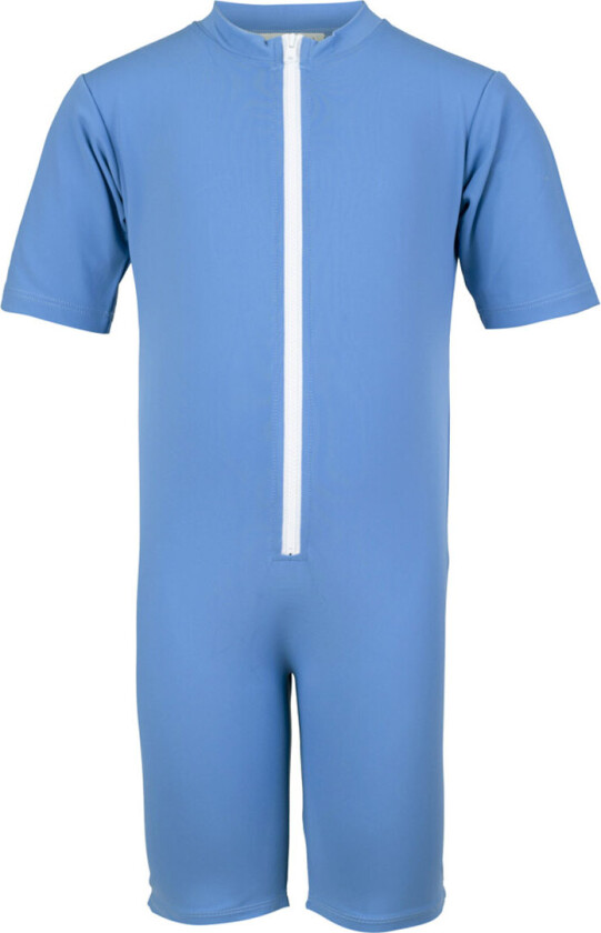 Badedrakt - Noe - UV50+ - Kornblomst m. Seilbåt - - 7-8 år (122-128) - Badetøy