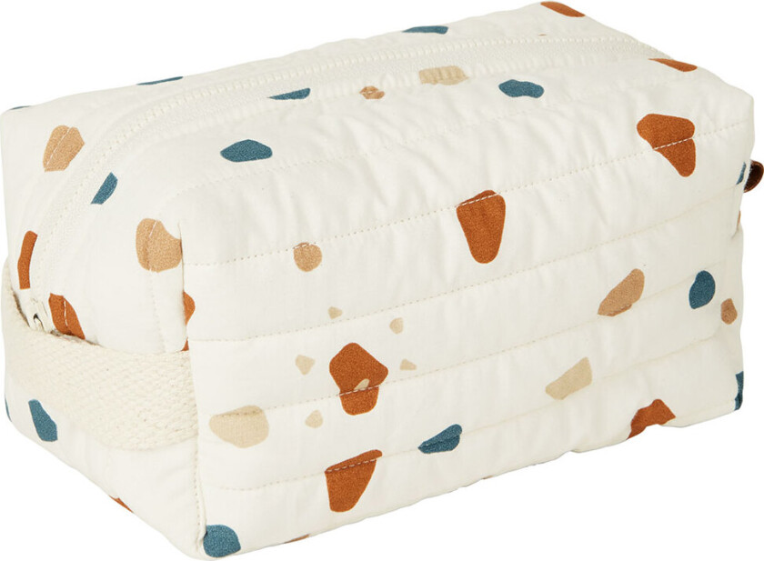Toalettveske - Quiltet - Natural/Terrazzo - - OneSize - Toalettveske