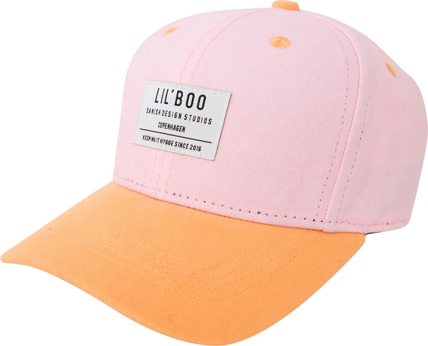 Caps - Organic Block Snapback - Rosa/Orange - - 56-58 cm - Caps