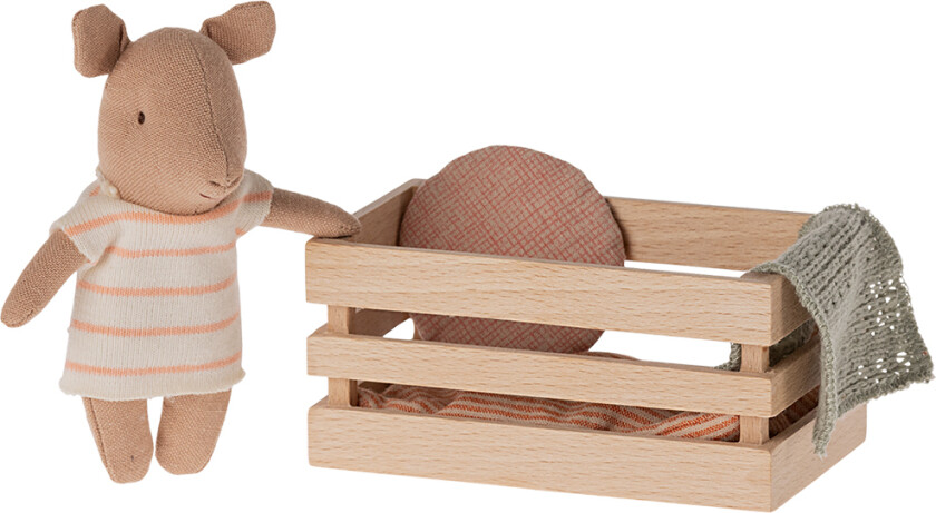 Gris - Baby Jente I TreEske - Rosa - - OneSize - Dukke