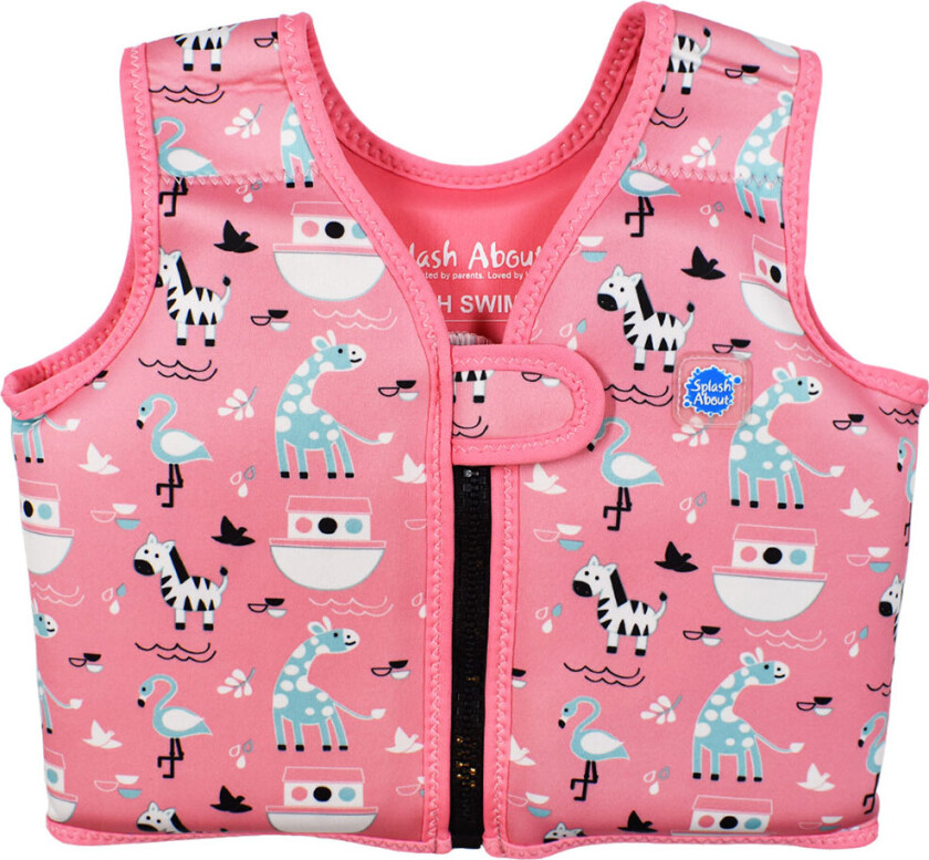 Svømmevest - Gå Splash - Rosa Ark - - 2-4 år (92-104) - Svømmevest