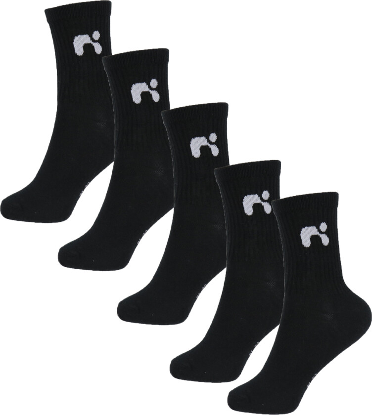 Sokker - Noos - NknLaris - 5-pack - Black - - 34/36 - Sokker