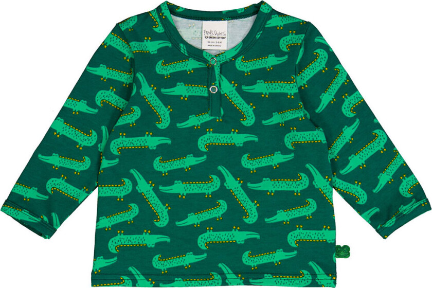 Genser - Krokodille - Agurk - - 1½ år (86) - Genser