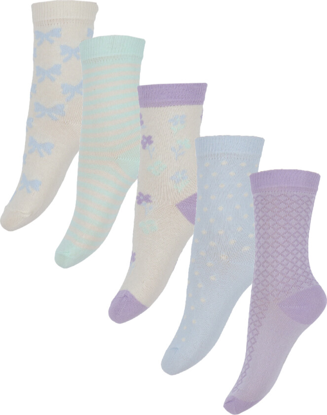 Sokker - 5-pack - Lavender - - 35/38 - Sokker