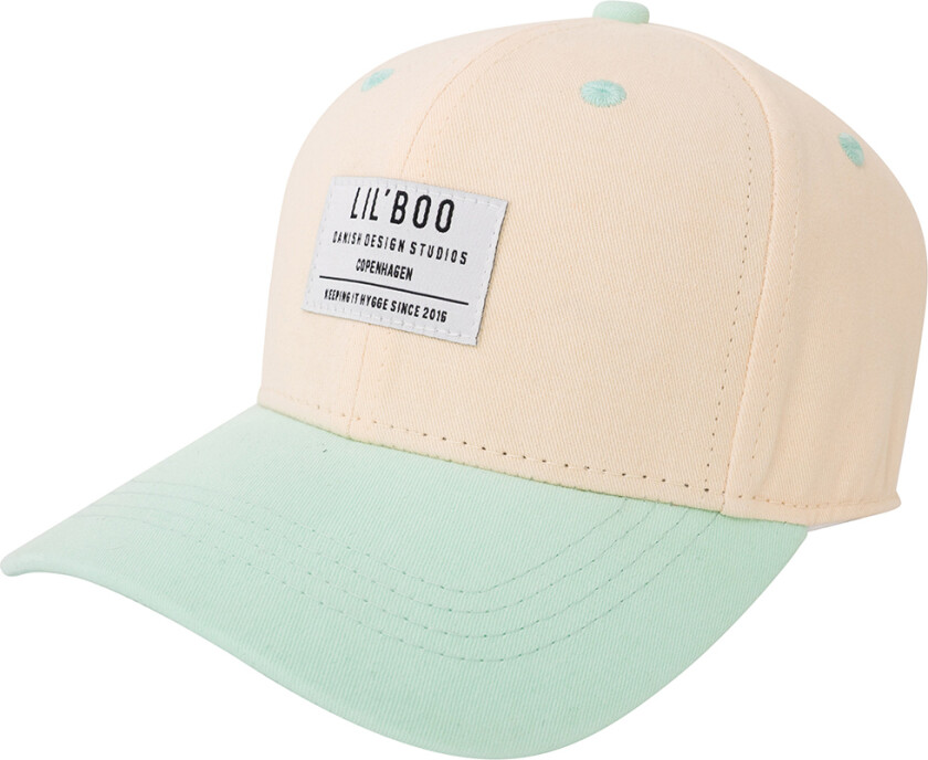 Caps - Organic Block Snapback - Peach/Mint - - 50-53 cm - Caps