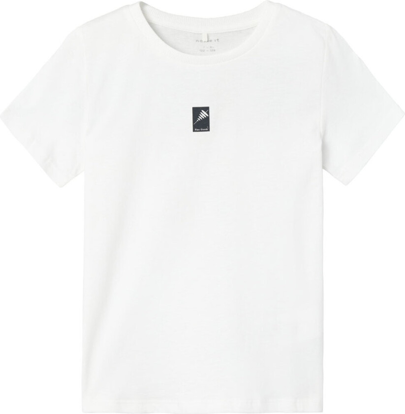 T-skjorte - NkmJooper - Bright White - - 7-8 år (122-128) - T-skjorte