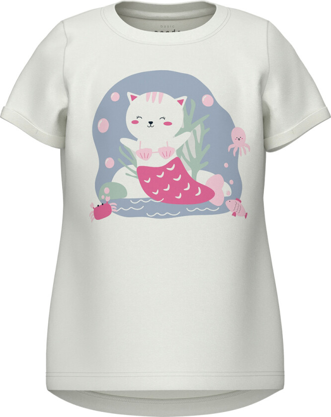 T-skjorte - NmfVix - Bright White - - 2 år (92) - T-skjorte