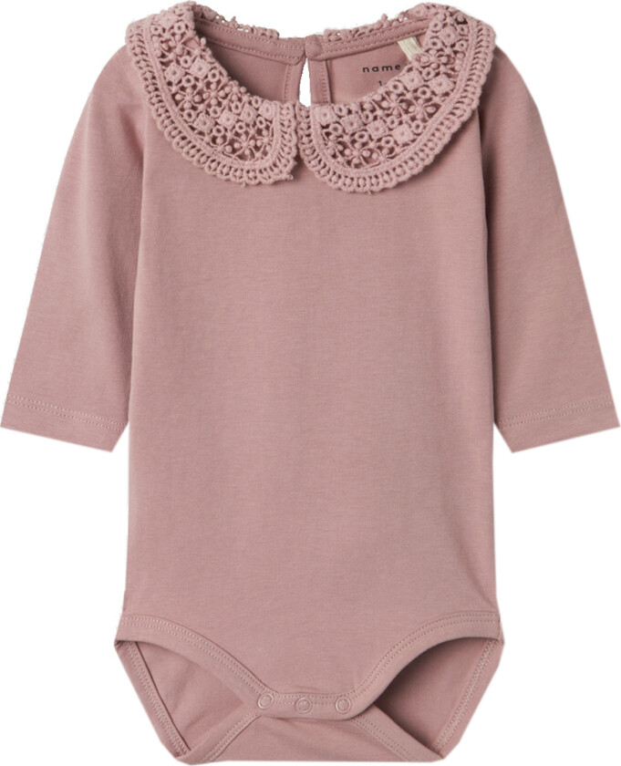 Body L/æ - Noos - NbfTyllsa - Deauville Mauve - - 2 år (92) - Langermet Body