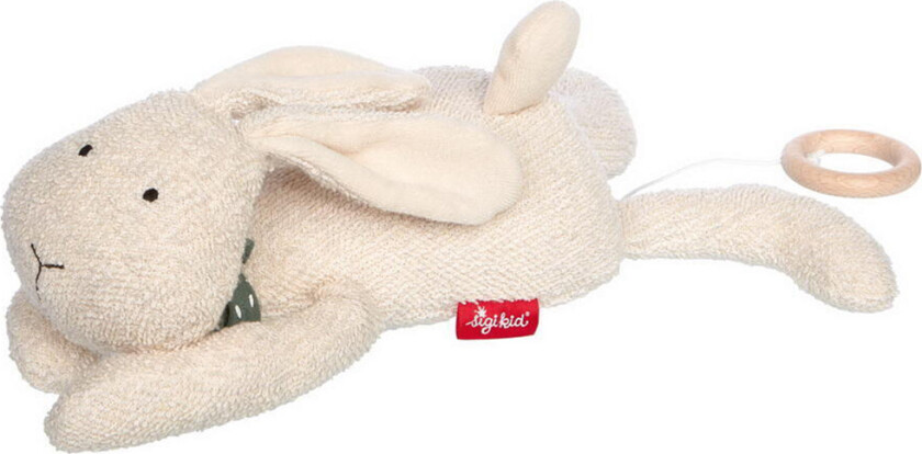 Kosedyr m. Musikk - Rabbit - 40 cm - Beige - - OneSize - Kosedyr