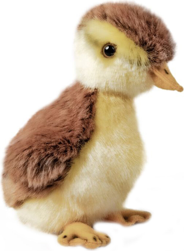 Kosedyr - 14x9 cm - Gråand Andling - Brun/Gul - - OneSize - Kosedyr