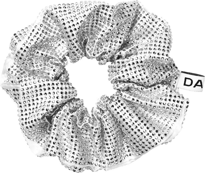 Scrunchie - Party - Sølv - - OneSize - Hårpynt
